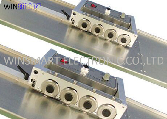 1200 mm automatischer Aluminium-V-Cut-Leiterplatten-Depanel mit 56-mm-Rundmessern