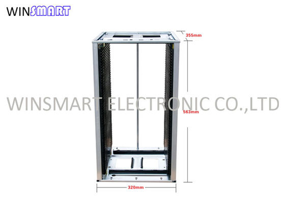 kaufen Dauerhafte PWB-Zeitschriftenständer-Größe 355x320x563mm Falte SMT-ESD antistatische online manufacture
