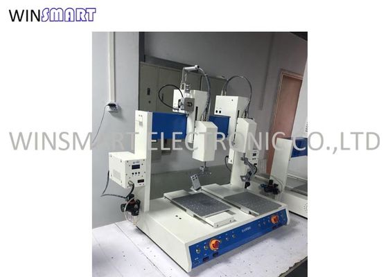 0.6-1.2mm Lötdraht-doppelte automatische Lötmittel-Hauptmaschinen-multi Achse