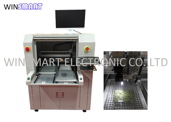 Kopfsteckling PWB-Router-Maschinen-Doppeltabelle für Standard 350x350mm PWB-Bretter