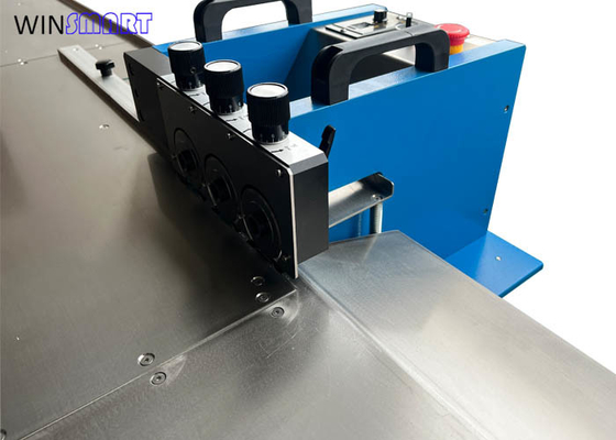 Ein guter Preis. 3-Gruppen 1200mm Aluminium-Leiterplatten-Trennmaschine mit einstellbarer Schnittgeschwindigkeit Online